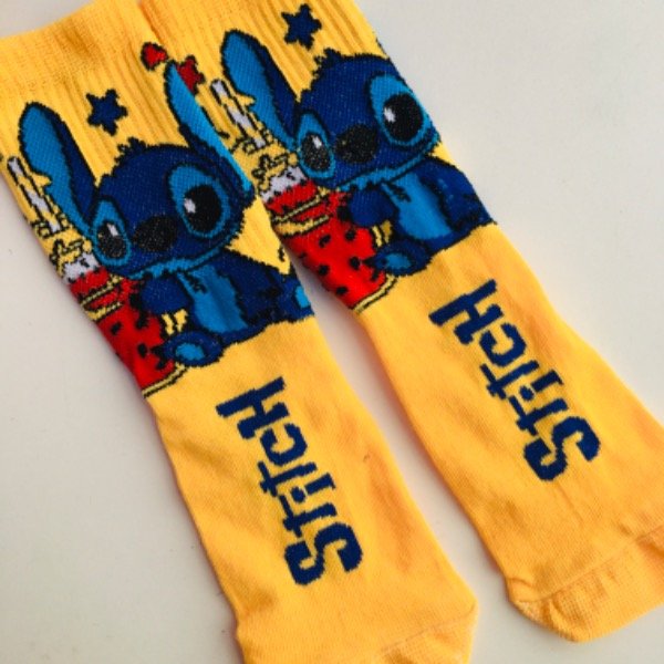 Producto - Media Caña Comic Kids Stitch Amarillo