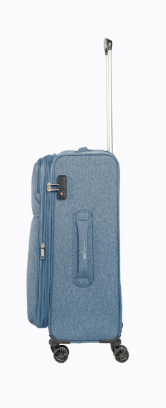 Producto - Valija 20" 4 ruedas tela Elf 3410/20 Azul Gris - 2