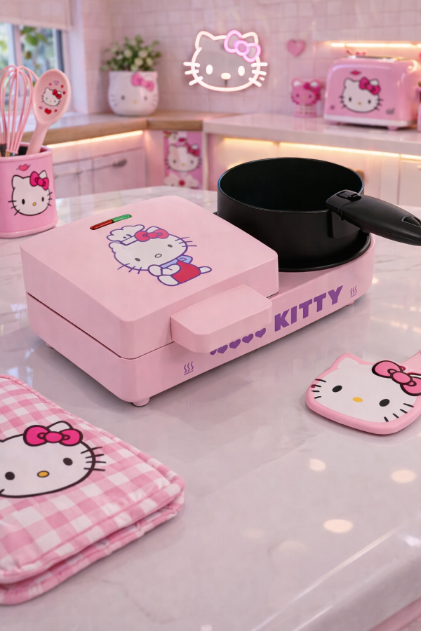 Producto - Tostadora + Ollita Hello kitty Sanrio