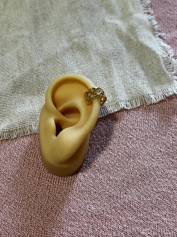 Producto - cuff trenza dorado