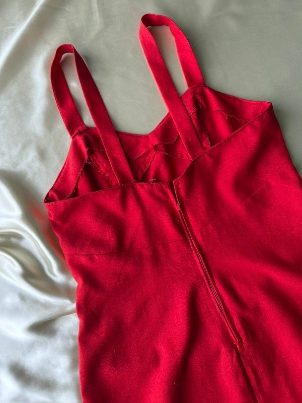 Producto - Vestido rojo de lino Amy - 3