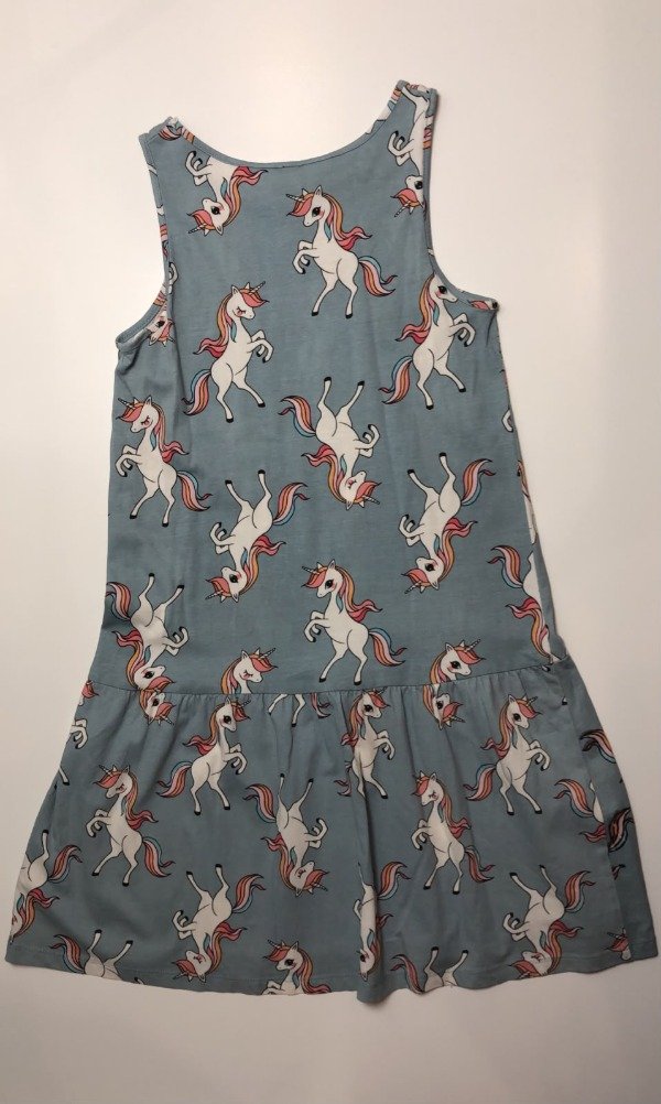Producto - Vestido celeste con unicornios HyM 8 a 10 años - 4