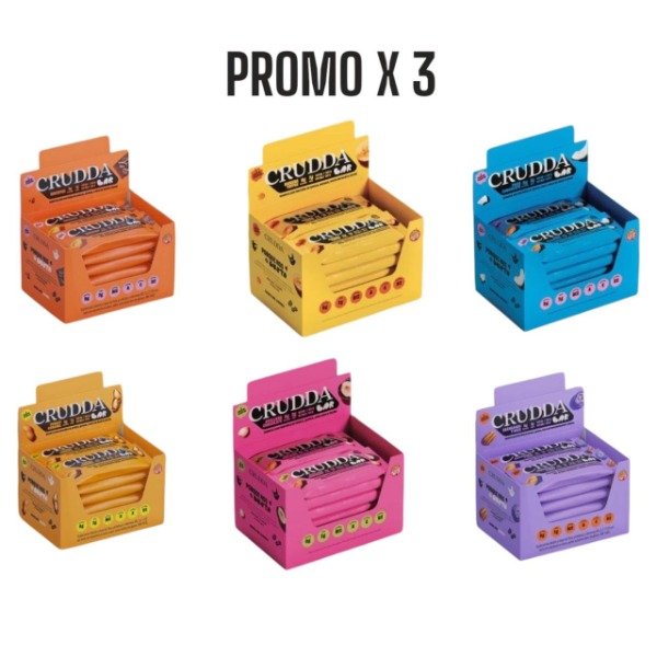 Producto - CRUDDA BAR OFERTA 3 CAJAS DIFERENTES A ELECCION