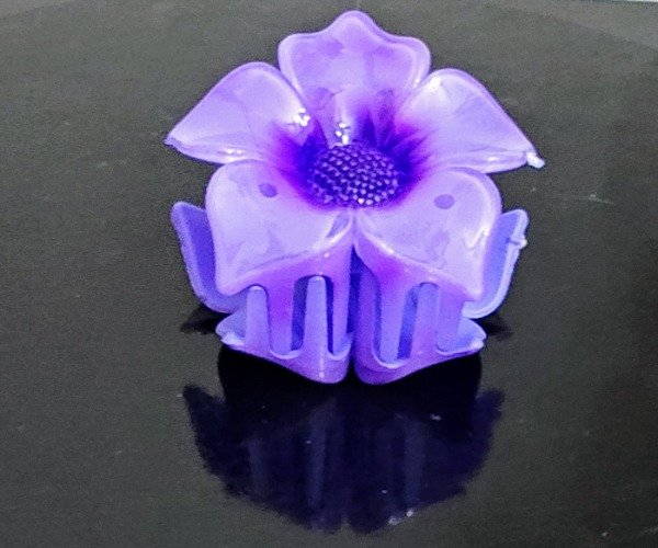 Producto - Hebilla Camelia 6 cm Violeta