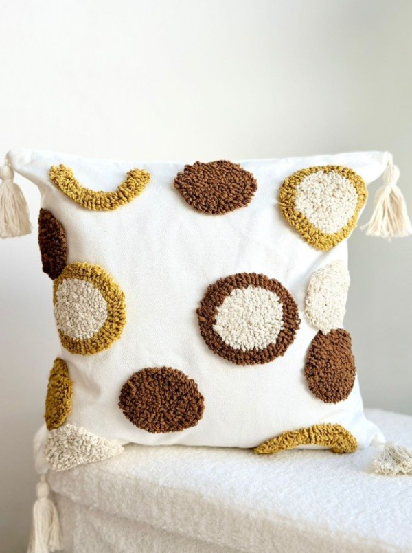 Producto - Funda Almohadón círculos 50x50