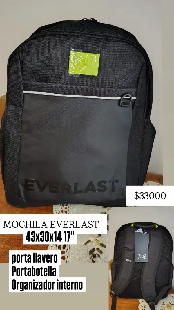 Producto - Mochila Everlast lisa