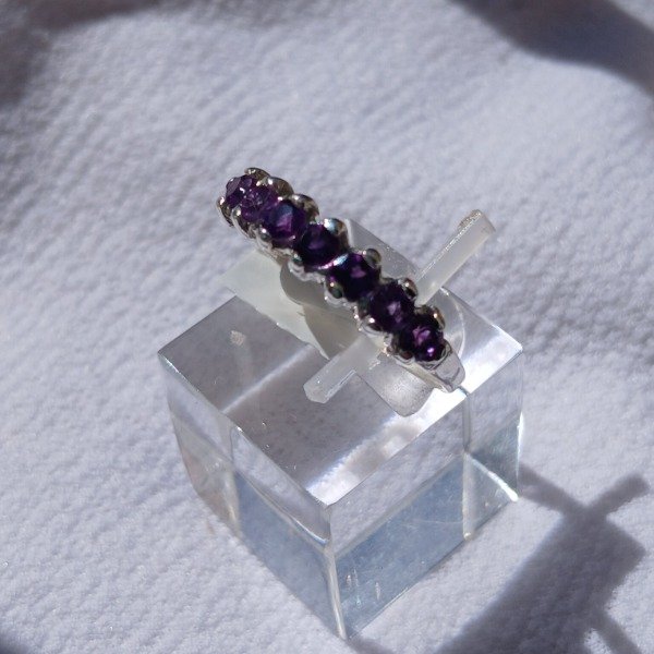 Producto - Anillo plata 925 Amatista n18,5 - 7