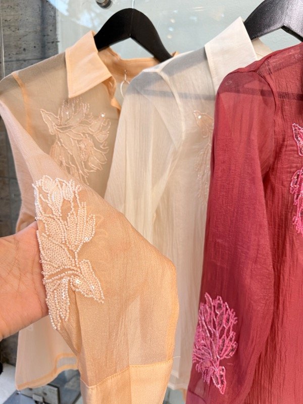 Producto - Camisa transparente perlas - 2