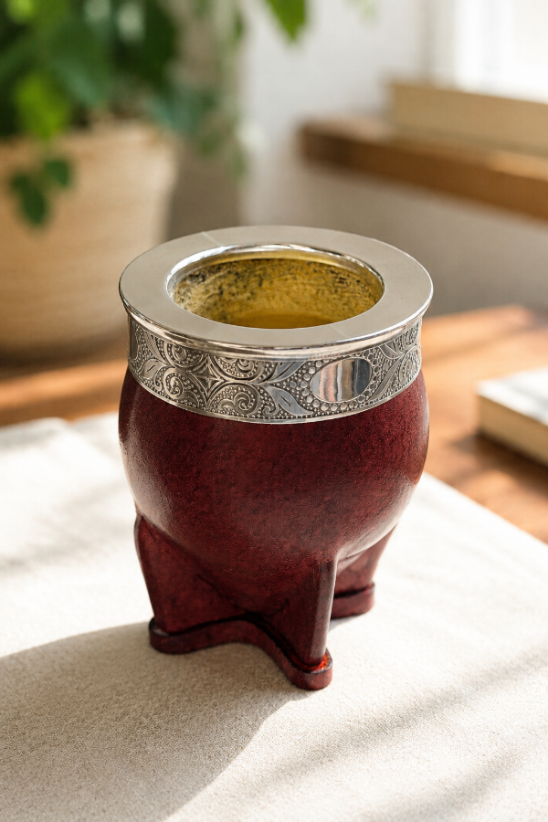 Producto - Mate Imperial Premium Calabaza Seleccionada Alpaca Acero - 1