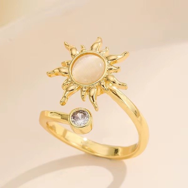 Producto - Anillo sol dorado Rapunzel