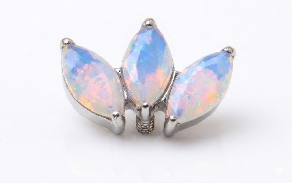 Producto - Labret triple marquise opaladas