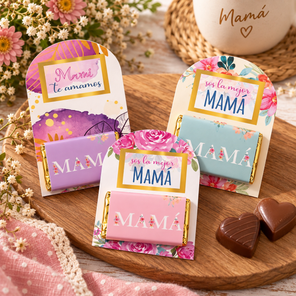 Producto - Porta chocolates con mensajes Día del la Madre - 1