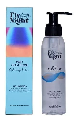Producto - GEL LUBRICANTE WET PLEASURE EFECTO HUMEDO 125 ML FLY NIGTH