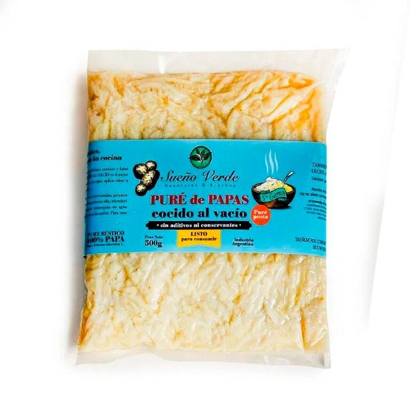 Producto - Pure de Papa Cocida al Vacio x 400g SUEÑO VERDE