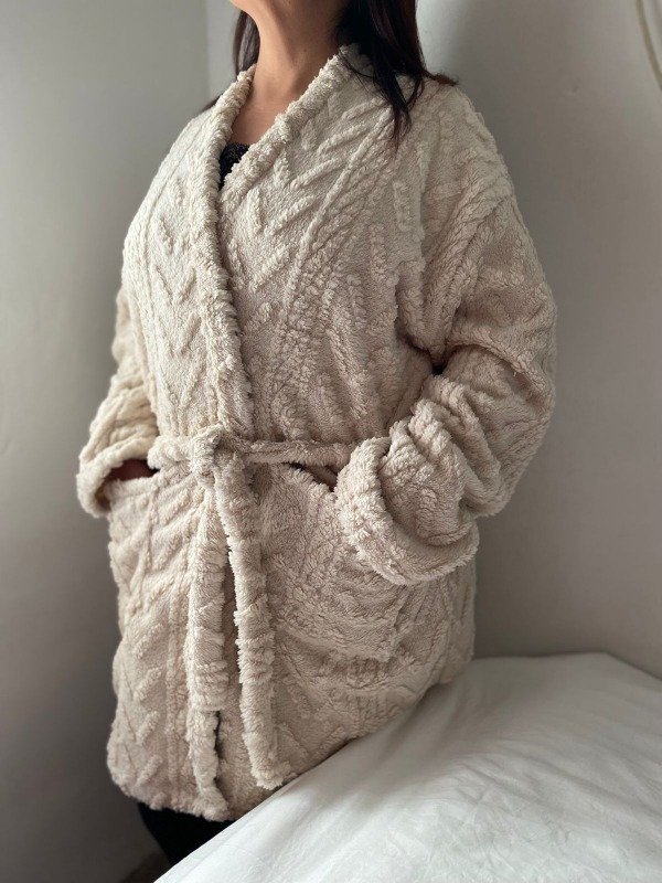 Producto - Bata polar con relieve COD 3329