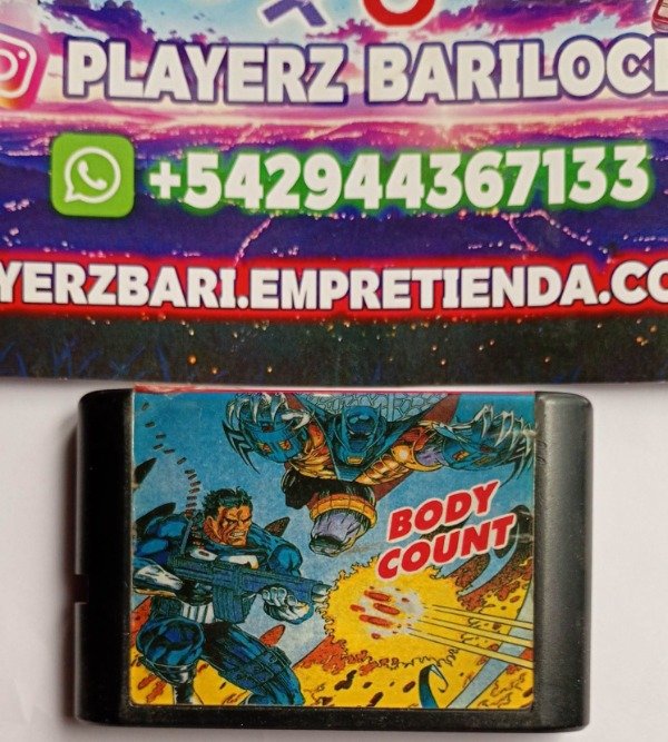 Producto - BODY COUNT SEGA GENESIS 16 BITS