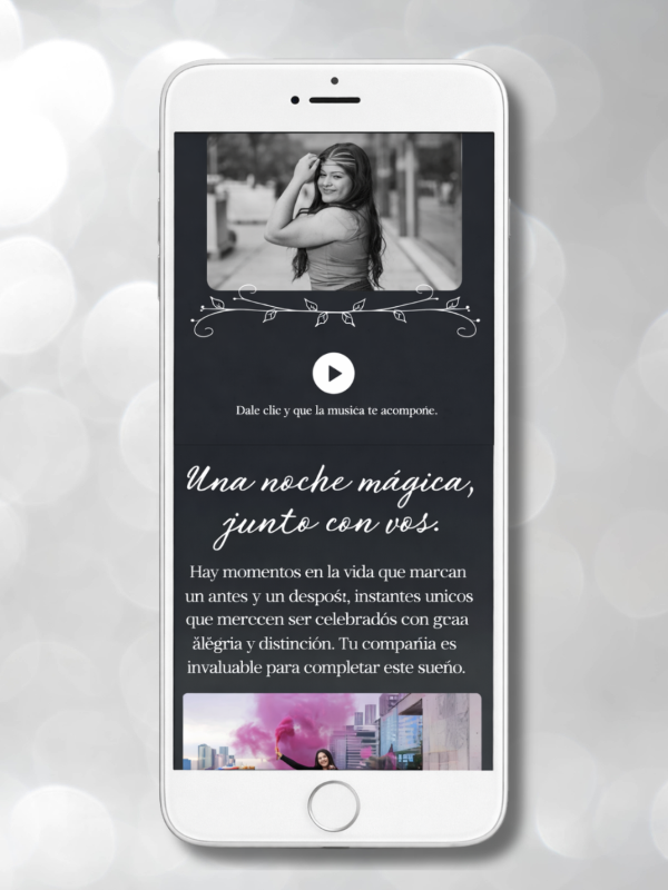 Producto - Invitación digital personalizada - WEB