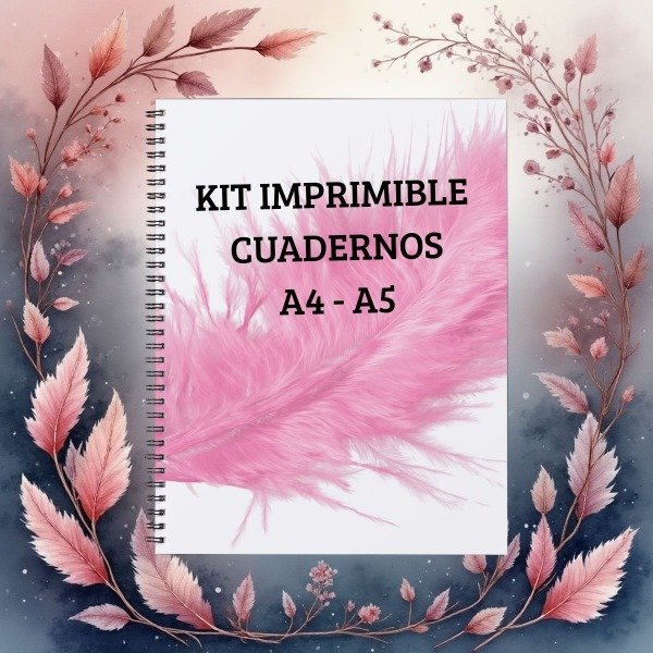 Producto - Kit Imprimible Cuadernos A4 A5