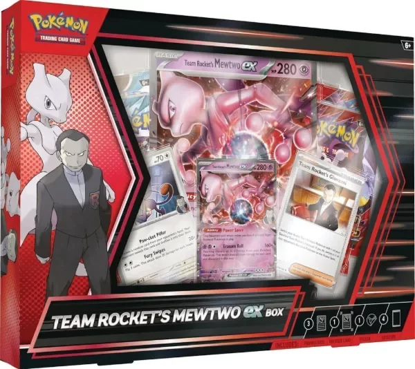 Producto - Team Rocket's Mewtwo EX Box - Inglés - Pokemon TCG