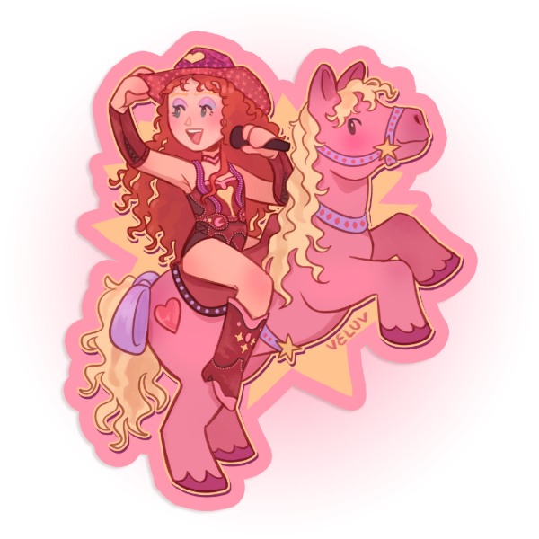 Producto - chappell pink pony club - sticker vinilo