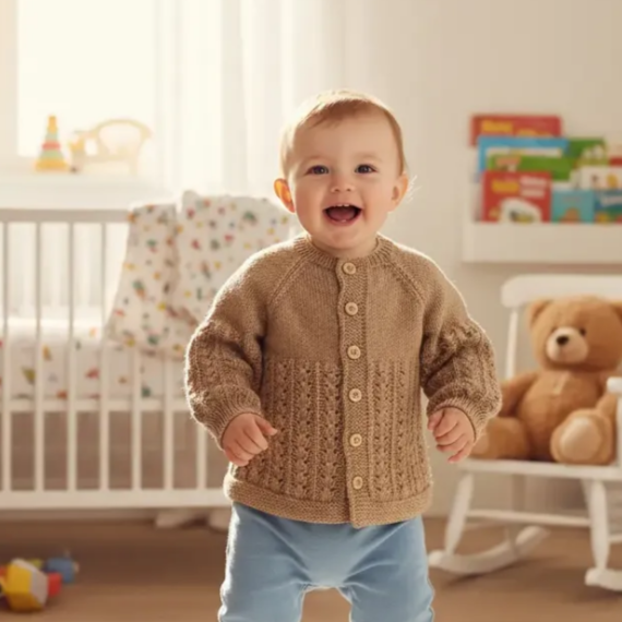 Producto - CARDIGAN MARRÓN para bebés de (9a12 meses)