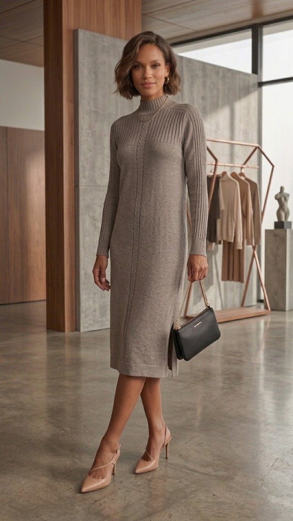 Producto - Vestido Manhattan Full-Knit - Sofisticación Sin Costuras - 5