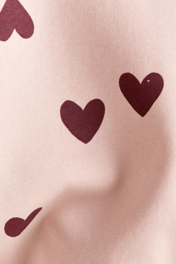 Producto - Buzo HyM corazones bordo beba - 1