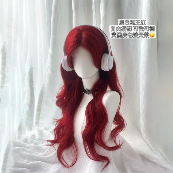 Producto - PELUCA ROJA CON ONDAS NATURAL