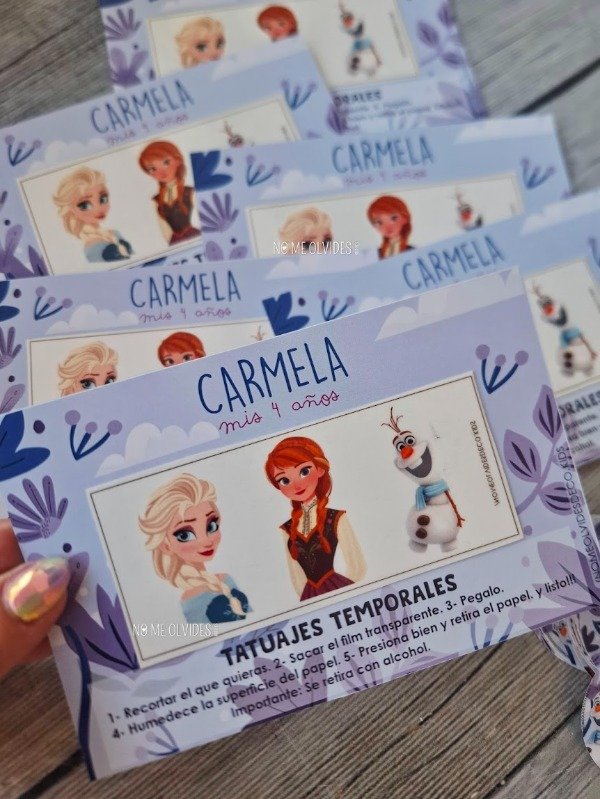 Producto - Tatuajes Temporales Souvenirs  por pack