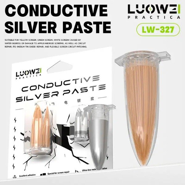 Producto - PASTA CONDUCTORA PLATA LUOWEI LW-327
