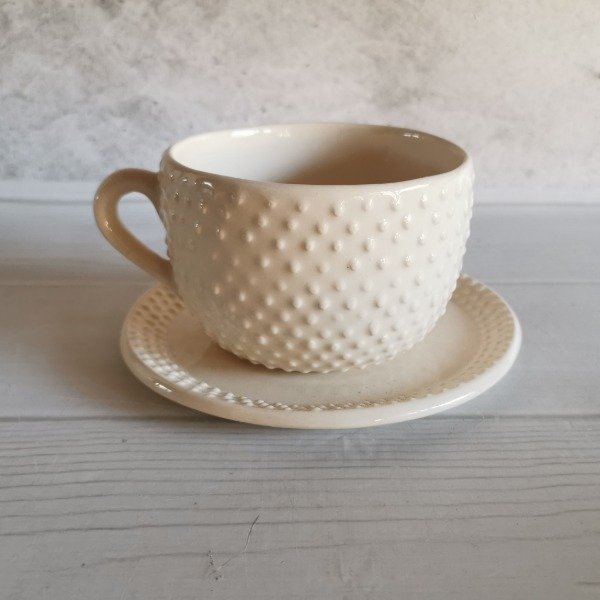 Producto - Taza + Plato Natural