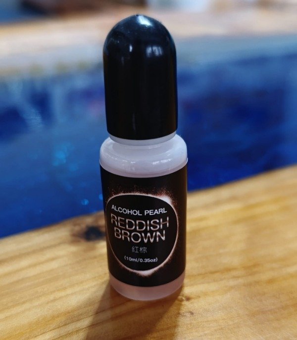 Producto - Pigmento liquido perlado x 10 ml - color Marron