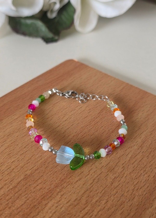 Producto - Pulsera Primavera Tulipán - Celeste - 0