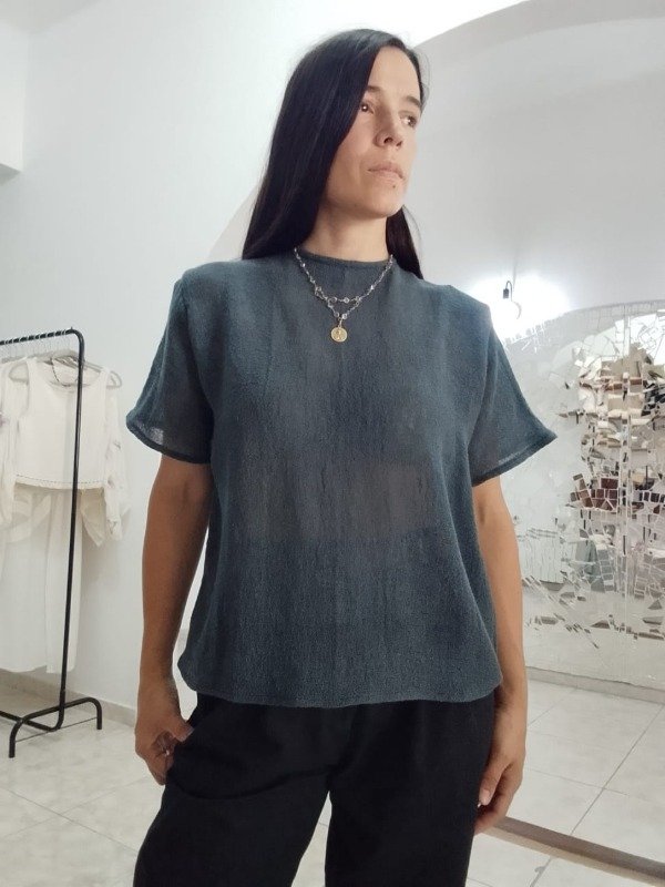 Producto - Remera T azul - Chi