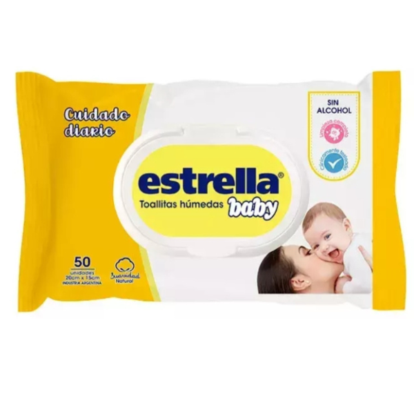 Producto - Toallitas humedas estrella baby amarilla