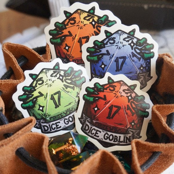 Producto - Sticker Dice Goblin