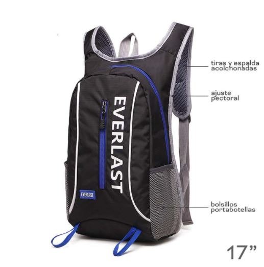 Mochila Everlast Negra 20860 - Moes Tienda Virtual