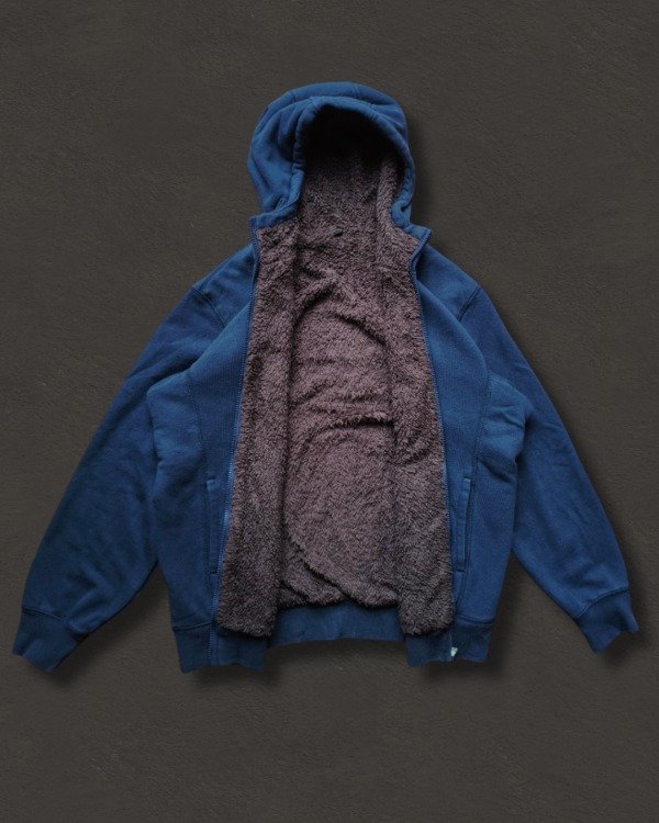 Producto - CAMPERA UNIQLO AZUL CON INTERIOR DE CORDERITO TALLE XL - 5