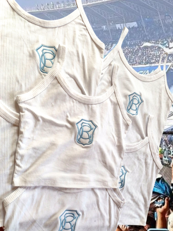 Musculosa tiritas bordada — imagen 4
