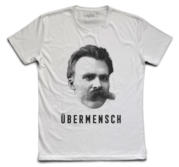 Producto - Friedrich Nietzsche - Ubermensch - Remera Blanca