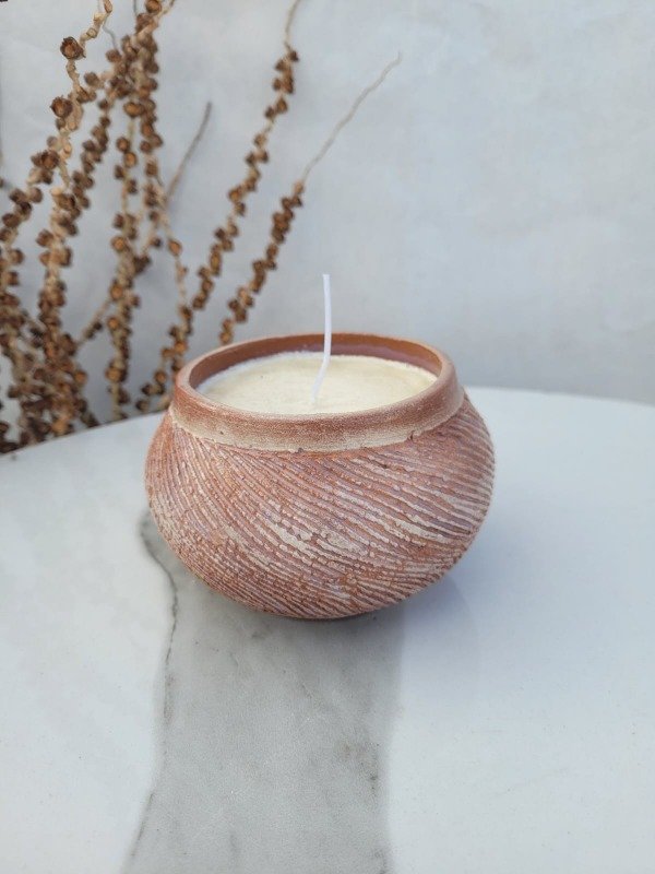 Producto - Vela Cuenco Torneado Redondo