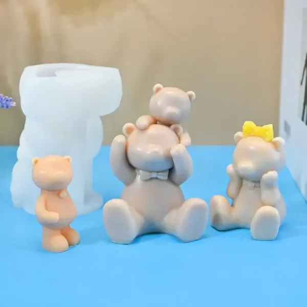 Producto - Molde osita con moño - 5
