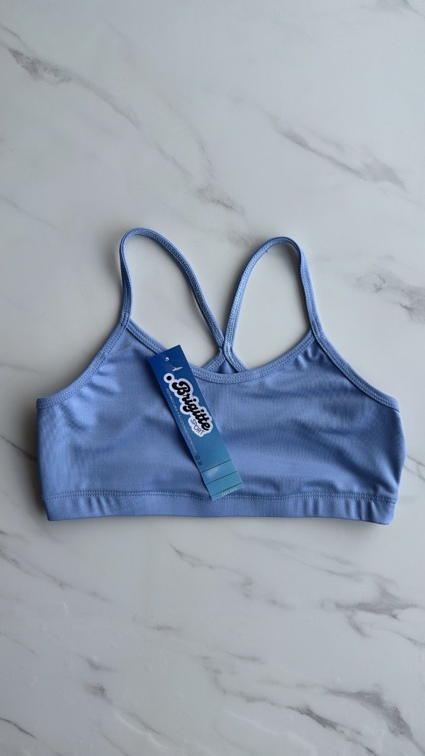 Producto - Top Liso celeste pastel T3