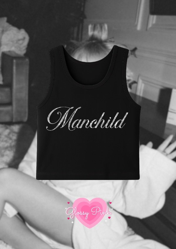 Producto - Tank Top Manchild - VINILO TEXTIL GLITTER