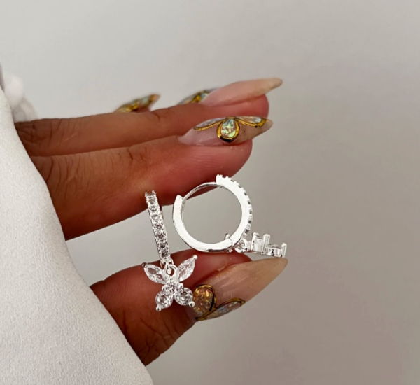 Producto - Argollitas Gema Mariposa