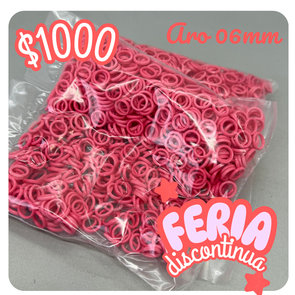 Producto - Aro 06 mm coral - +800 unidades