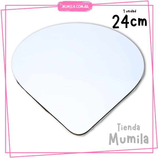 Producto - Base Torta Gota 24cm Base Fibroplus 3mm