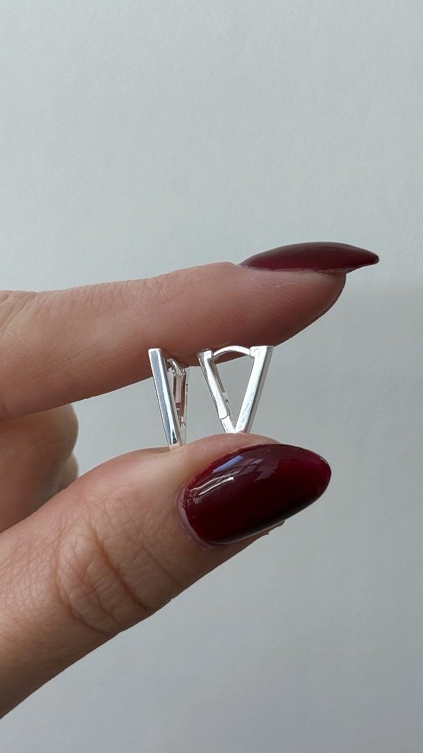 Producto - Argollas forma triang finas 1,4cm P925 - 1