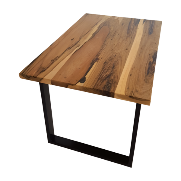 Producto - Mesa Malcom Guayubira y hierro 80x140cm