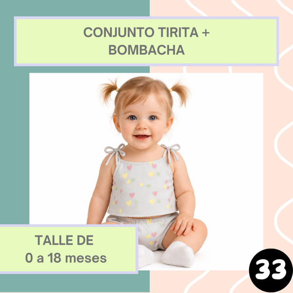 Producto - Conjunto Tirita + Bombacha Beba